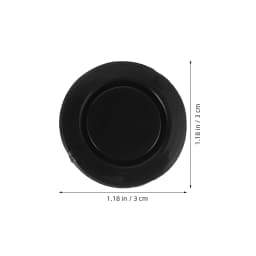 10pcs Car Bumper Radar Hole Covers Waterproof Plugs Rear Parking Sensor Guards Decorative Covers Car Bumper For 25mm Hole