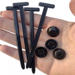 Nylon Universal Cable Tie Buckle Self-Locking Nylon Zip Ties Holder Multipurpose Fastening Fixed Cable Ties Tool Replaced Screws