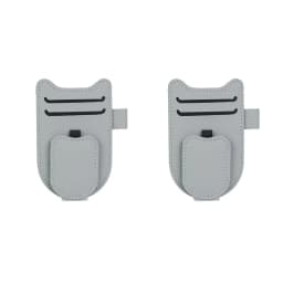 Car Sun Visor Glasses Holder Magnetic Eyeglasses Hanger Clip Luxury Leatherette Car Sunglasses Holder Mount Universal