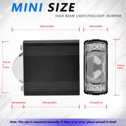 1.5inch Work High/Low Len Fog Lamps for Led Spotlight Long Range Auxiliary Motocross Fog Light Off Road Super Brighter 12V 24V