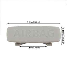 For VW Jetta A5 A6 MK5 Golf 5 6 7 GTI Passat B6 B7 CC Polo 1/2/4Pc A B C Pillar Airbag Emblem Cap 3C0853437C 1K8853437 5G0853437