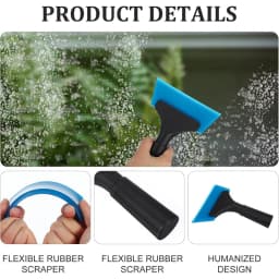 1/3 Pcs Small Squeegee for Car Window Cleaning 5 Inch Window Tint Squeegee with Non Slip Handle Silicone Wiper Tinting Tools