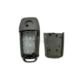 1PCS 4 Button Xhorse XKFO01EN XEFO01EN Remote Shell Car Key Shell KD B12 NB12-3 Flip Remote Case VVDI Remote Shell No Key Blade