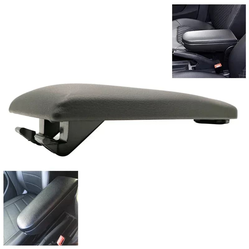 1PC Leather Car Armrest Latch Lid Center Console Cover Protector Cap For VW Jetta Golf 4 MK4 BORA Passat B5 Beetle Polo 6R 9N