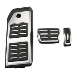LHD Gas Accelerator Brake Footrest Pedal Cover for Audi Q7 Q8 2017-2025,Porsche Cayenne 2020-2024,Touareg 2019-2024 Pedal Covers