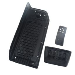 LHD Gas Accelerator Brake Footrest Pedal Cover for Audi Q7 Q8 2017-2025,Porsche Cayenne 2020-2024,Touareg 2019-2024 Pedal Covers