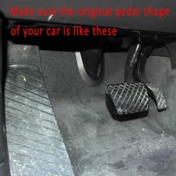 LHD Gas Accelerator Brake Footrest Pedal Cover for Audi Q7 Q8 2017-2025,Porsche Cayenne 2020-2024,Touareg 2019-2024 Pedal Covers
