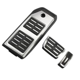 LHD Gas Accelerator Brake Footrest Pedal Cover for Audi Q7 Q8 2017-2025,Porsche Cayenne 2020-2024,Touareg 2019-2024 Pedal Covers