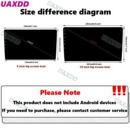 UAXDD 2 Din Car For 2010-2016 Kia SPORTAGE 9INCH Android navigation frame GREY panel fascia Kit cable video harness adapter DVD