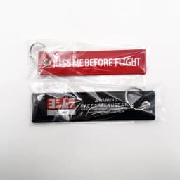 JDM Embroidery Keyring Car Keychain Key Tag Lanyard Refit Gift Red Sun Racing Drift King Motorcycle Key Chain Accessories