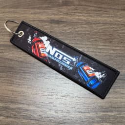 JDM Embroidery Keyring Car Keychain Key Tag Lanyard Refit Gift Red Sun Racing Drift King Motorcycle Key Chain Accessories