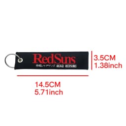 JDM Embroidery Keyring Car Keychain Key Tag Lanyard Refit Gift Red Sun Racing Drift King Motorcycle Key Chain Accessories