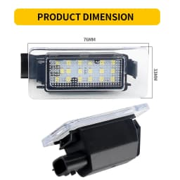 2PCS LED License Plate Light for Nissan Altima Rogue Sentra Versa 2019-2023 Canbus Error Free for Suzuki Suzuki 2016 265108990E