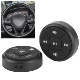 2pcs Wireless Car Steering Wheel Control Button Volume 10 Key Music GPS Navigation Radio Remote Controller Switch Wheel Buttons