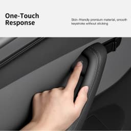 YZ For Tesla Model 3 Y Highland Juniper 2025 Car Interior Suede Door Switch Button Trim Stickers Patch Trim Cover Accessories
