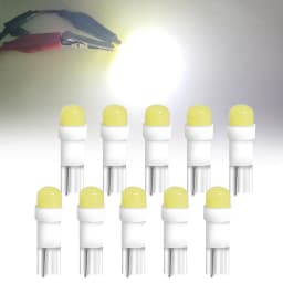 10PCS T5 LED Lights W1.2W W3W LED Car Interior Light Auto Side For Car Turn Signal Dome Door Reading Backup Clearance Lights