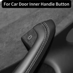 Made of Alcantara For Tesla Model 3 (2024-) Model Y(2025-) Door Switch Button Cover Trim Sticker Car Interior Tuning Accessories
