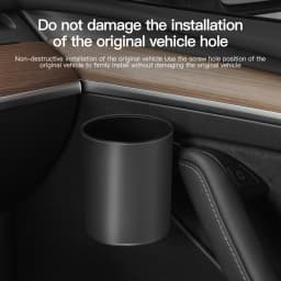 YZ For Tesla Model 3 Y Juniper Highland 2025 Water Cup Holder Door Handle Coffee Drink Holder Car Accessories
