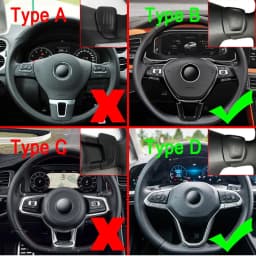 Aluminum Car Steering Wheel Shift Paddle Extension for VW Golf 8 MK8 R GTI R Line Accessories 2020 2021 2022