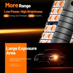 2pcs PY21W BAU15S 7507 BA15S P21W 7506 WY21W 7440A T20 3156 P27W T25 LED Turn Signal Light Turning Lamp Canbus Accessories