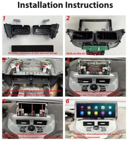 12.3 inch Car Radio For Ford Fiesta MK6 MK7 2009-2016 LHD RHD Android Multimedia Video Player GPS Wireless Carplay QLED Screen