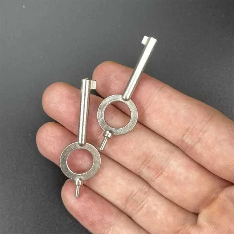 1/2pcs American Handcuff Keys Standard Issue Law Enforcement Hand Cuffs Keys Universal Precise Handcuff Lock Key Wear Resistant