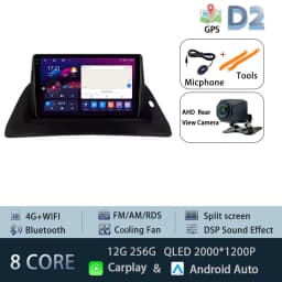 Car Radio Carplay For Renault Kangoo 2009 - 2018 Navigation GPS Multimedia Player Android Auto Stereo No 2din Android 15