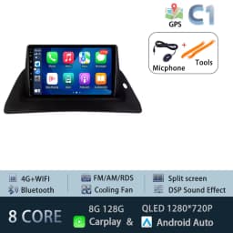 Car Radio Carplay For Renault Kangoo 2009 - 2018 Navigation GPS Multimedia Player Android Auto Stereo No 2din Android 15