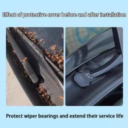 Car Windshield Wiper Protective Cover Universal for Prevent Debris Prevention Leaf Falling Wiper Bottom Hole Dustproof Cover