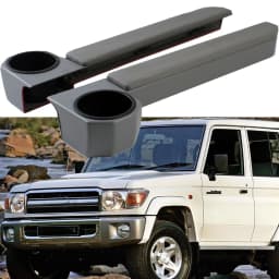 Car Door Armrest Cup Holder for Toyota Land Cruiser 70 76 79 Series FJ70 FJ76 FJ78 FJ79 VDJ70 VDJ76 VDJ78 VDJ79 HZJ75 HZJ79 2pcs