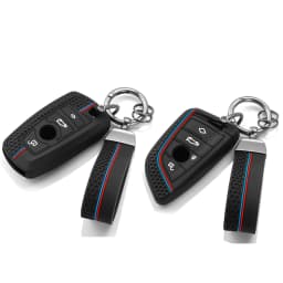 For BMW 1 2 3 4 5 6 7 Series X1 X3 X4 X5 X6 F36 F25 F26 F30 F34 F10 F07 F20 Z10 Silicone Car Key Case Cover Keychain Accessories