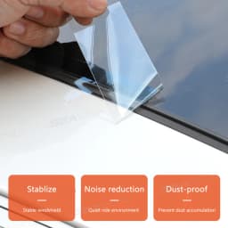 SEAMETAL 3/6M Universal Car Sunroof Sealing Strip Waterproof Sticker Noise Insulation Protector Strip Sunroof Edge Seal Stickers