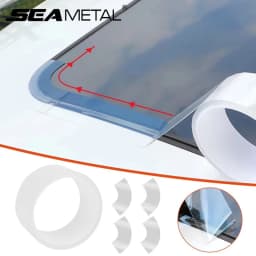 SEAMETAL 3/6M Universal Car Sunroof Sealing Strip Waterproof Sticker Noise Insulation Protector Strip Sunroof Edge Seal Stickers