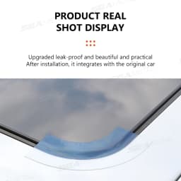 SEAMETAL 3/6M Universal Car Sunroof Sealing Strip Waterproof Sticker Noise Insulation Protector Strip Sunroof Edge Seal Stickers