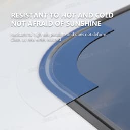 SEAMETAL 3/6M Universal Car Sunroof Sealing Strip Waterproof Sticker Noise Insulation Protector Strip Sunroof Edge Seal Stickers