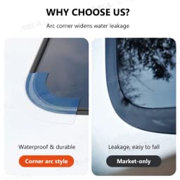SEAMETAL 3/6M Universal Car Sunroof Sealing Strip Waterproof Sticker Noise Insulation Protector Strip Sunroof Edge Seal Stickers