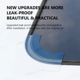 SEAMETAL 3/6M Universal Car Sunroof Sealing Strip Waterproof Sticker Noise Insulation Protector Strip Sunroof Edge Seal Stickers