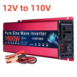 Pure Sine Wave Inverter 12V 220V 24V 110V 1600W 3000W DC To AC Portable Power Converter Car Solar Inverter