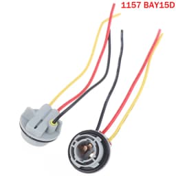 2pcs 1156 1157 Bulb Socket BAY15D Lamp Holder P21/5W Adapter Base Connector