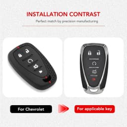 Car Key Case Cover For Chevrolet Cruze Spark Sonic Camaro Volt Bolt Trax Malibu Onix Equinox Orlando Blazer Traverse Shell Fob