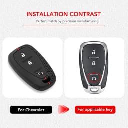 Car Key Case Cover For Chevrolet Cruze Spark Sonic Camaro Volt Bolt Trax Malibu Onix Equinox Orlando Blazer Traverse Shell Fob