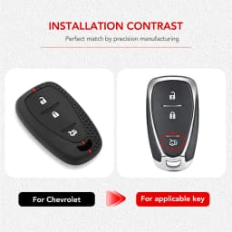 Car Key Case Cover For Chevrolet Cruze Spark Sonic Camaro Volt Bolt Trax Malibu Onix Equinox Orlando Blazer Traverse Shell Fob