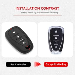 Car Key Case Cover For Chevrolet Cruze Spark Sonic Camaro Volt Bolt Trax Malibu Onix Equinox Orlando Blazer Traverse Shell Fob