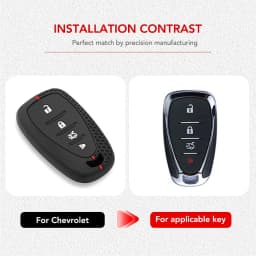 Car Key Case Cover For Chevrolet Cruze Spark Sonic Camaro Volt Bolt Trax Malibu Onix Equinox Orlando Blazer Traverse Shell Fob