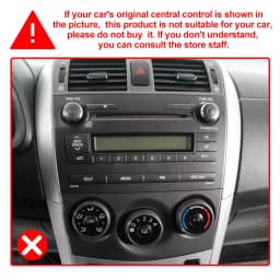 7 " For Toyota Auris Corolla 2006-2012 Wireless Carplay Android Auto Car Radio Multimedia Player Gps Autoradio Wifi Touch Screen