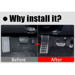 For Audi A4 B8 S4 RS4 A6 C7 Avant A7 A8 H4 A5 S5 RS5 8T Q3 Q5 SQ5 8R Car Accelerator Brake Footrest Pedals Kit Cover Accessories