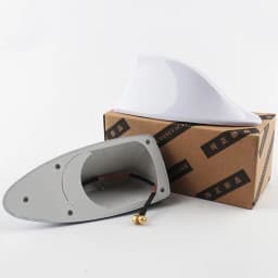 New Universal Carbon Fiber Look Car Roof Top Mount Shark Fin Aerial Antenna Toppers Auto Radio AM FM Antenna Signal Amplifie