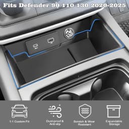 For Land Rover Defender 90 110 130 2020 2023 2024 Center Console layered Storage Box Armrest Storage Box Hidden Organizer Tray