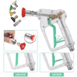 BEAR FORCE Pressure Washer Water Gun for Car Cleaning Hose Connector For Karcher Nilfisk Parkside Bosch Quick Connector Nozzles