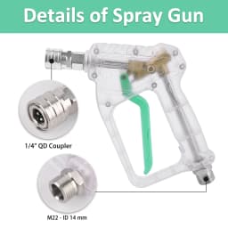 BEAR FORCE Pressure Washer Water Gun for Car Cleaning Hose Connector For Karcher Nilfisk Parkside Bosch Quick Connector Nozzles